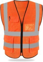 HYCOPROT Gilet de Sécurité Haute Visibilité avec Poches 3D – Image 2
