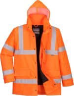 Portwest Parka Hi-Vis Traffic, Couleur: Orange, Taille: S, S460ORRS – Image 6